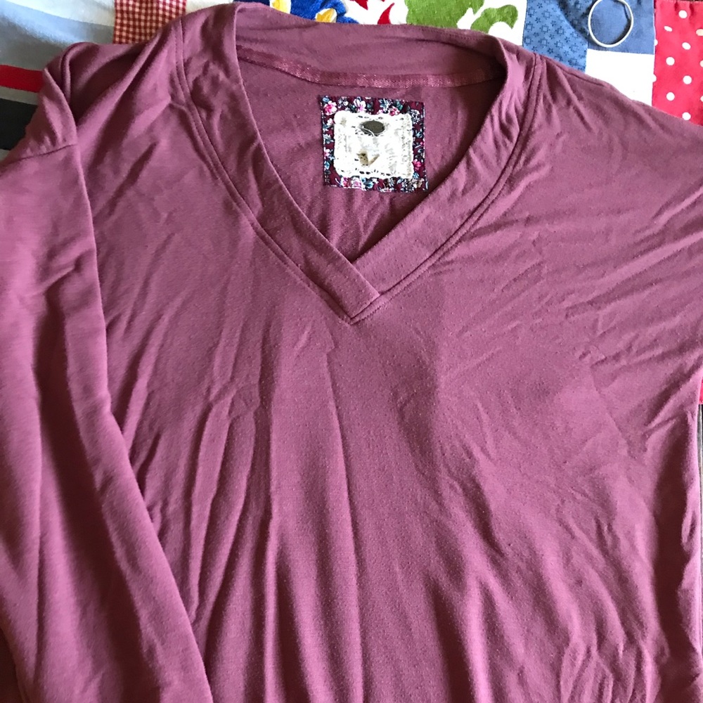 New Cupio Pink Long Sleeves Top as Sz. L